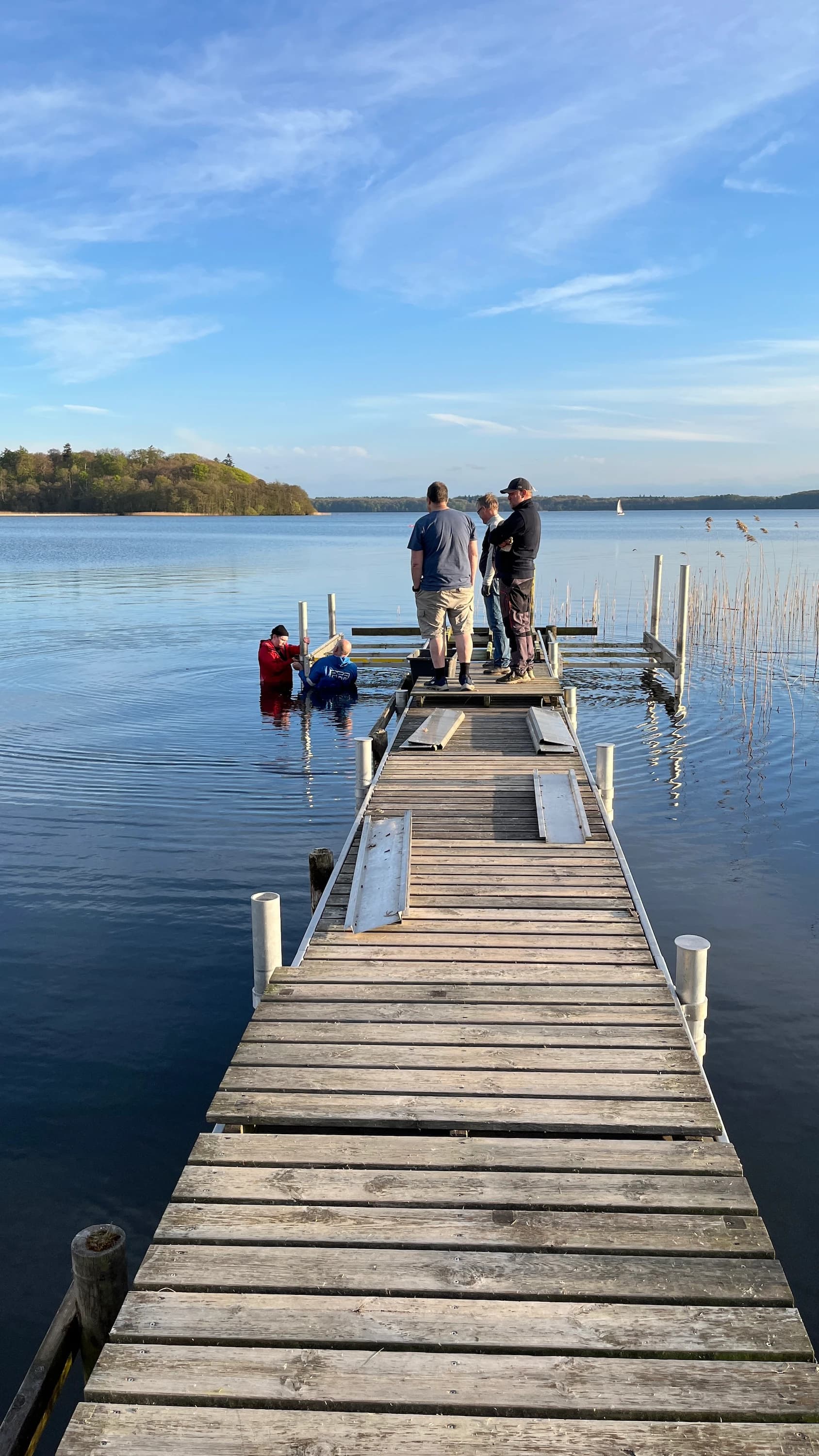 Bådebro ved Furesøen